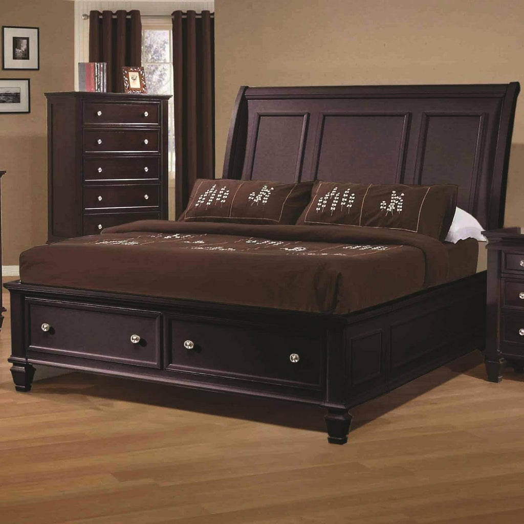 Cappuccino Queen Bed W88990