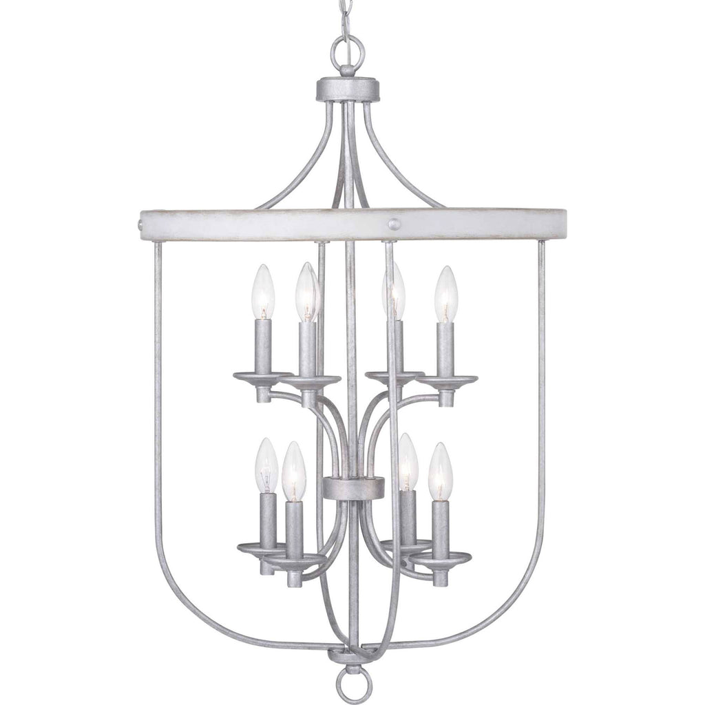 Eight Light Foyer Galvanized F662