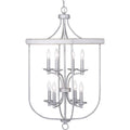 Eight Light Foyer Galvanized F662