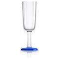 Flute Glass - Klein Blue Nonslip Base - Pack of 4 B866