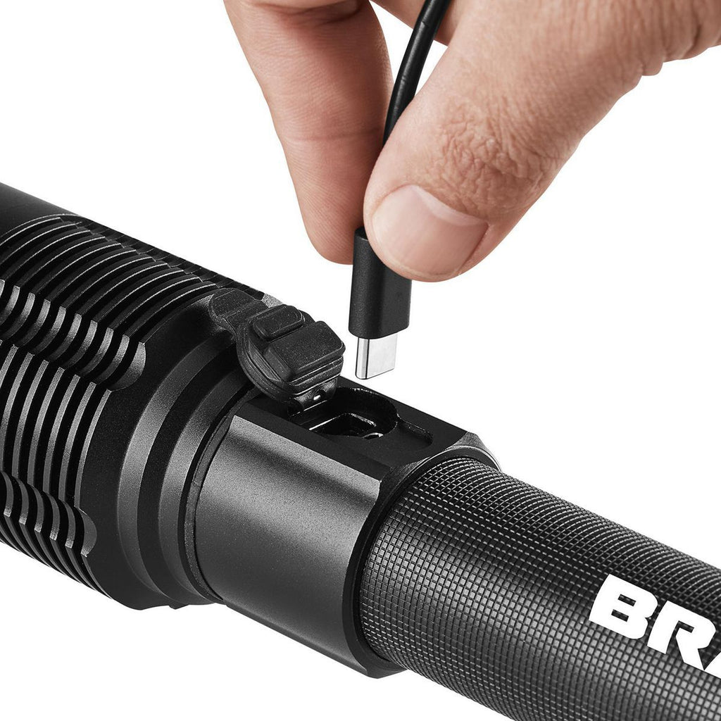 7000 Lumen Rechargeable Waterproof LED Flashlight W994249