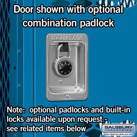 Triple Tier Vented Metal Locker K24885