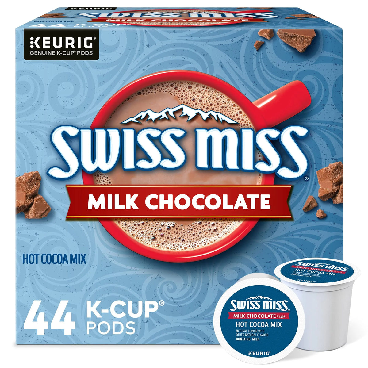 Milk Chocolate Hot Cocoa K-Cup Pods 44 Count F37957
