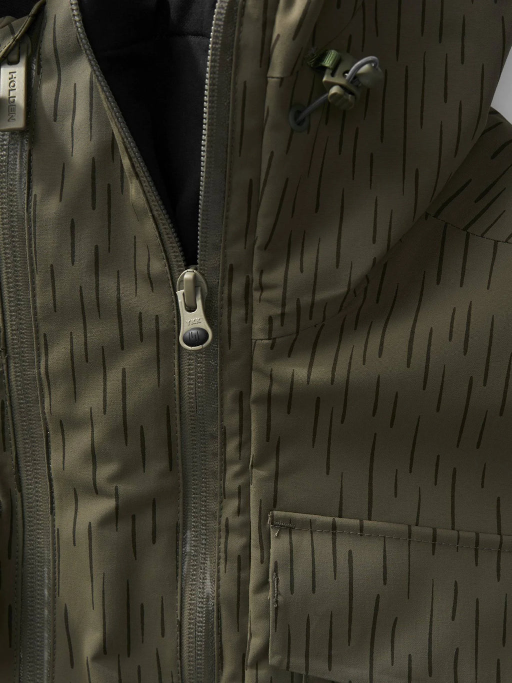 Large Stone Green Raindrop Camo Jacket E407
