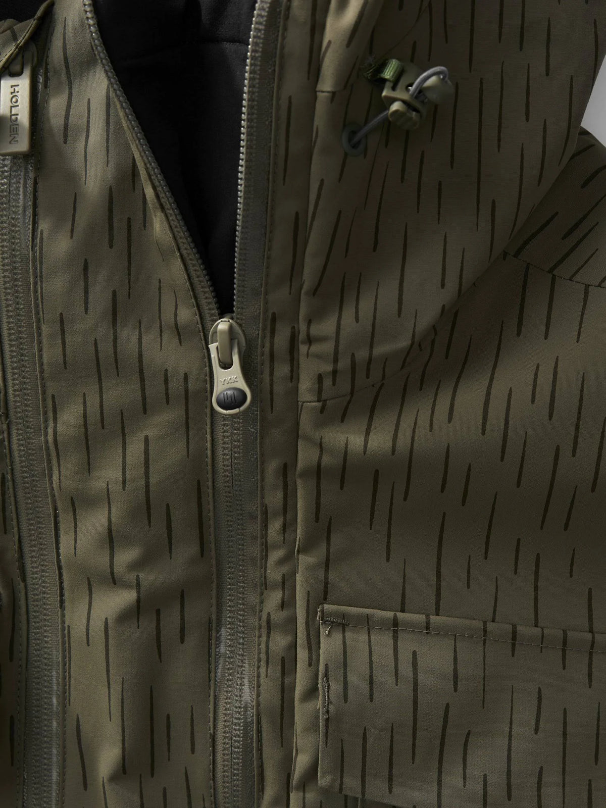 Large Stone Green Raindrop Camo Jacket E407