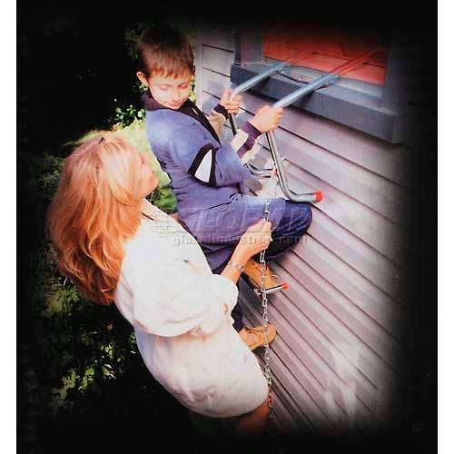 15 ft. Portable Fire Escape Ladder Steel Chain X236535