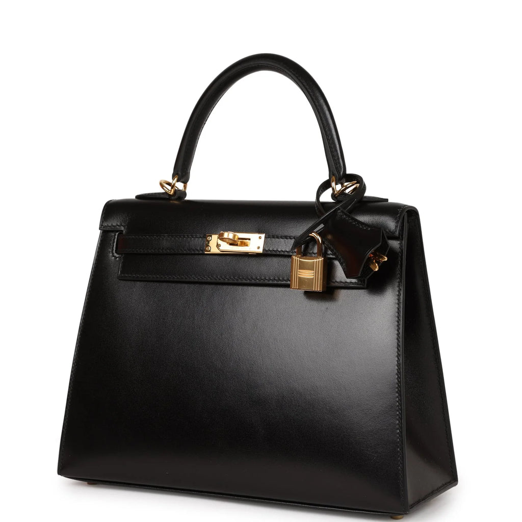 Black Leather Bag B966
