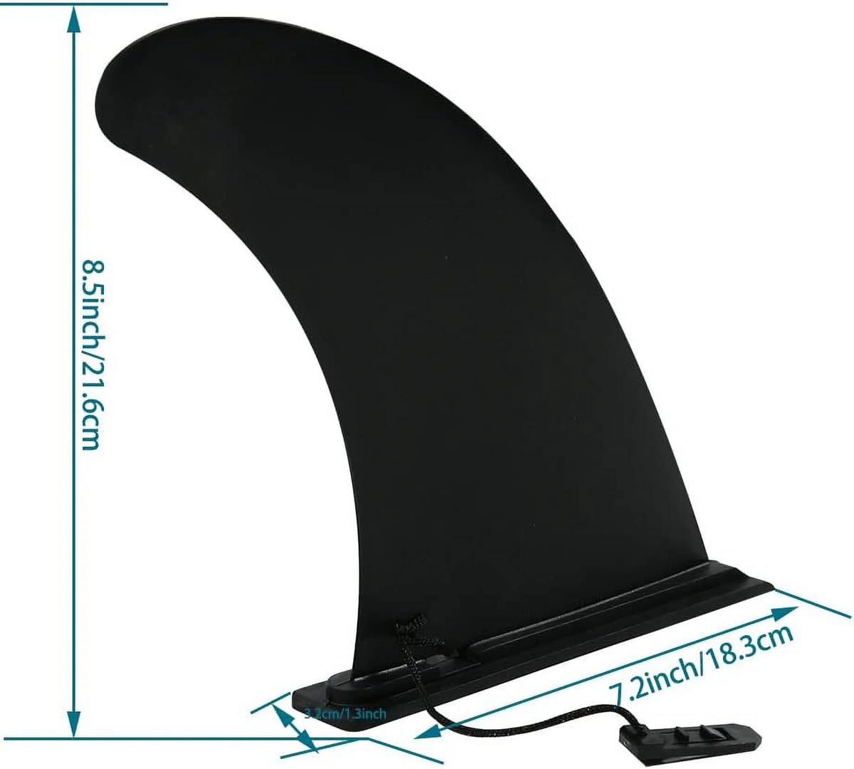 Single Fin Detachable Center Fin for Longboard Surfboard Paddleboard C681