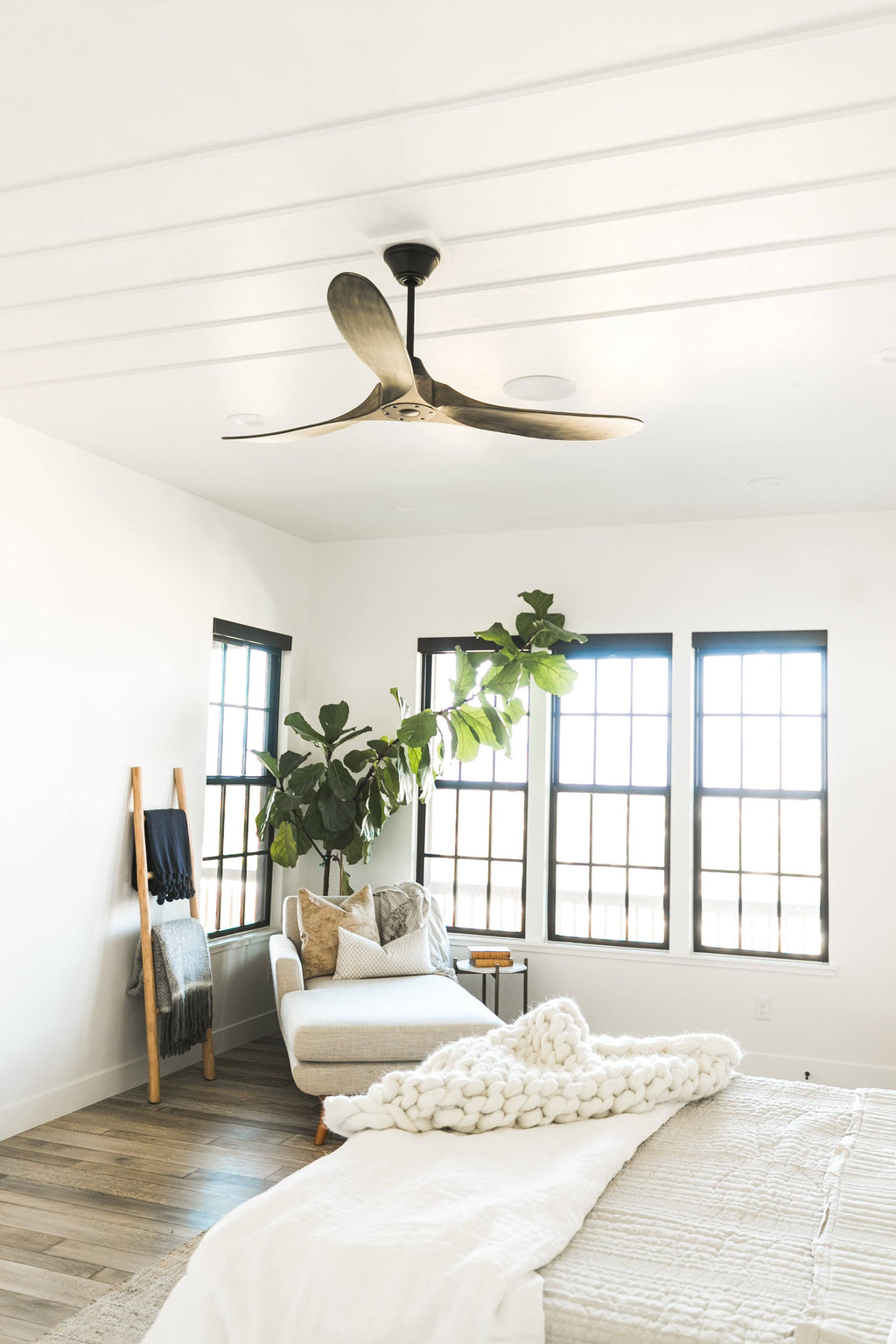 Aged Pewter Ceiling Fan Z925