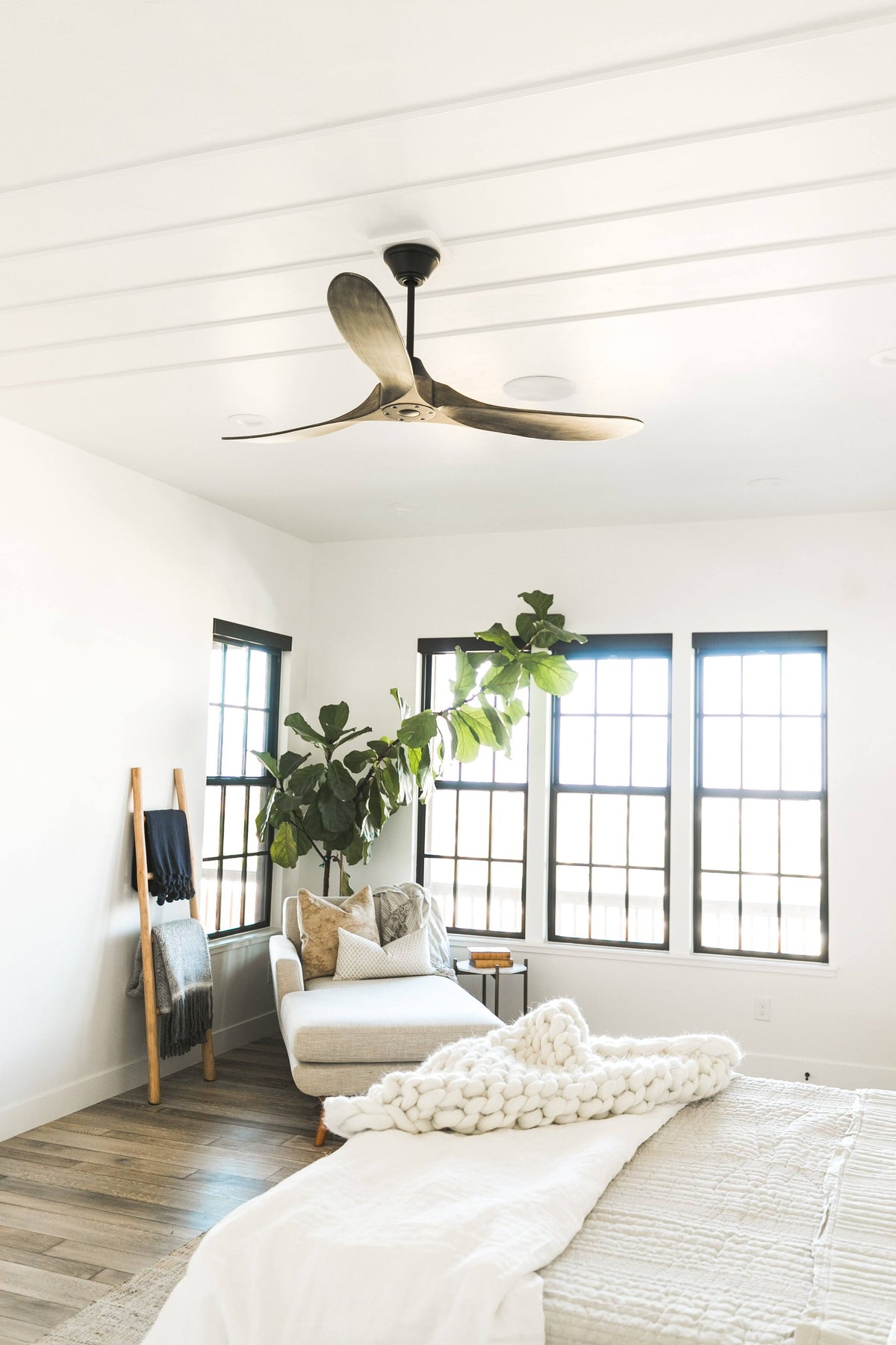 Aged Pewter Ceiling Fan Z925