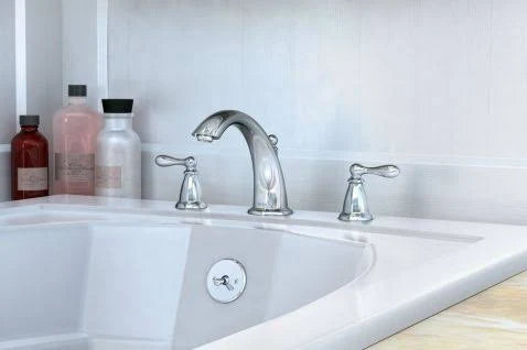 Chrome Deck Mounted Roman Tub Faucet Trim J366