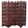 Carved Wood Room Divider B98746