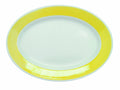 Yellow Stoneware Oval Platter, Box of 24 E3201