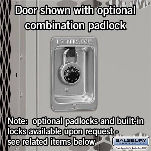 Triple Tier Vented Metal Locker K24885