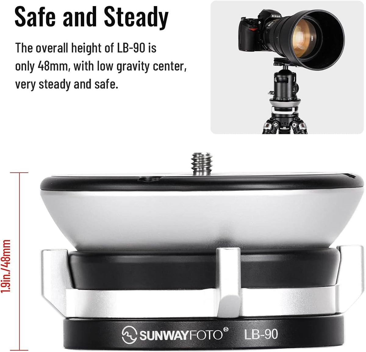 Leveling Base Tripod Head Y3646
