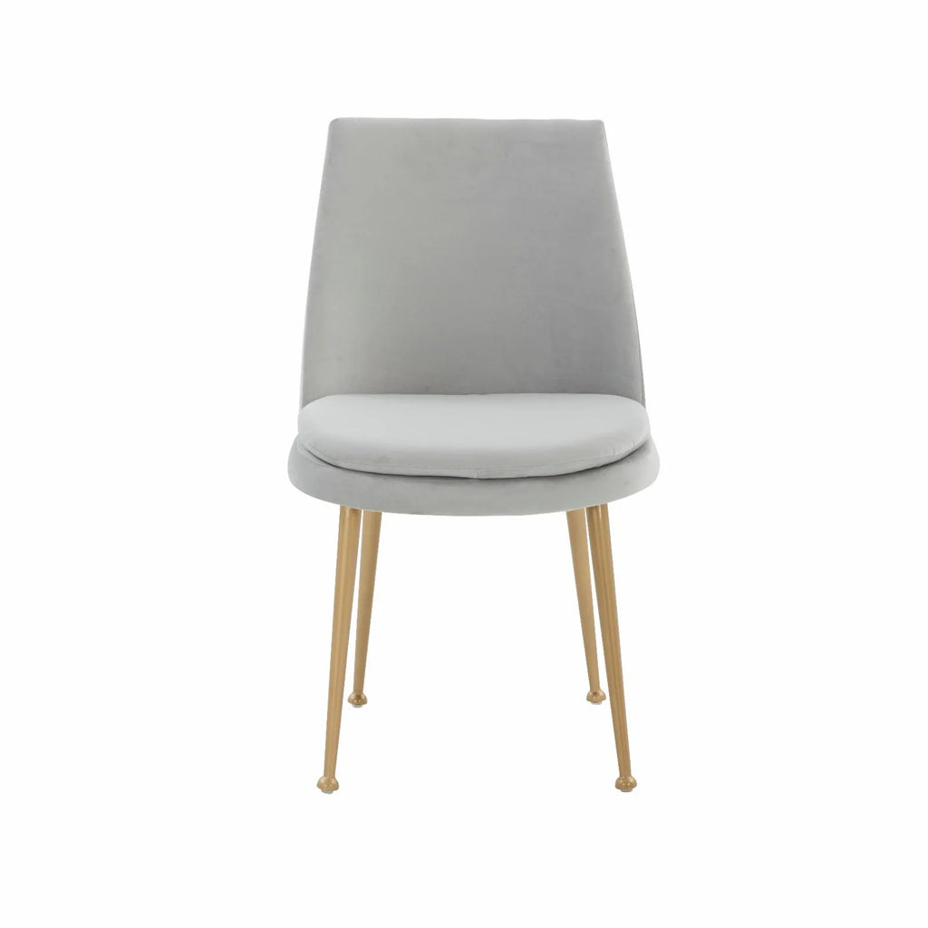 Olive Green Velvet Dining Chair I2295