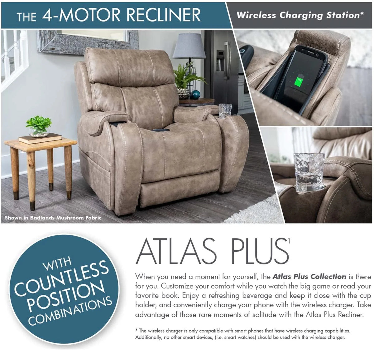 Walnut Power Lift Recliner G755711