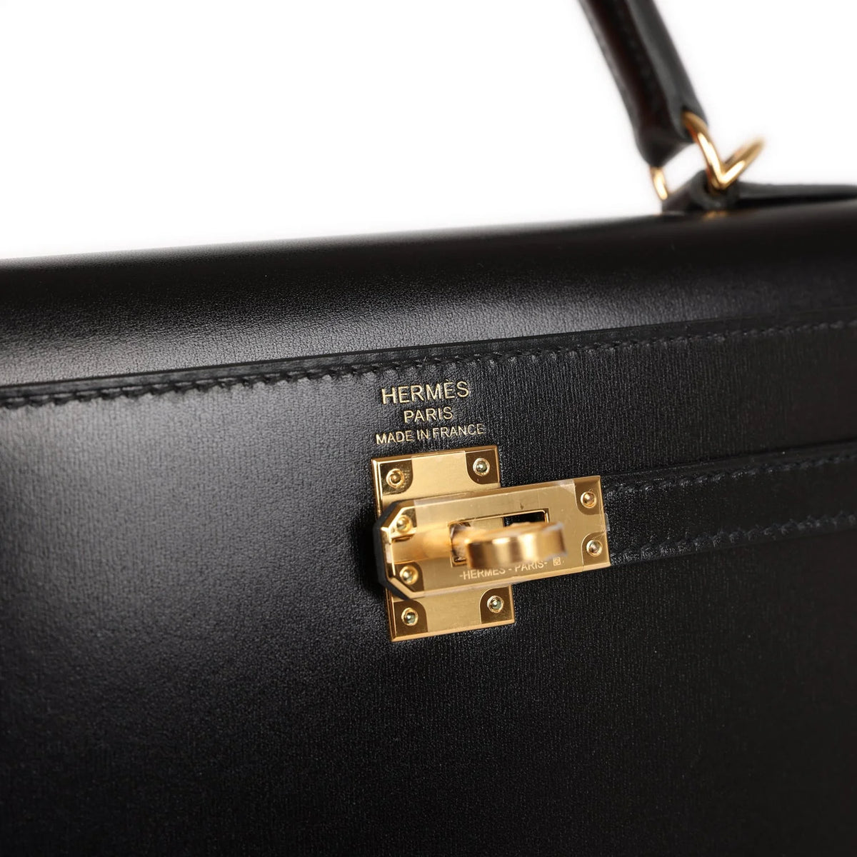 Black Leather Bag B966