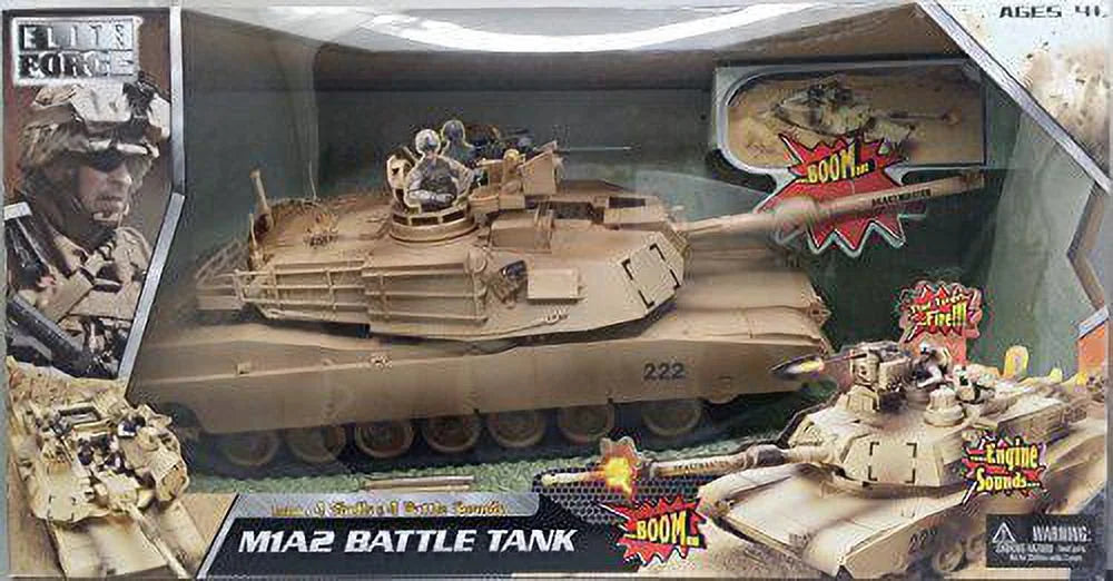 M1A2 Battle Tank Vehicle with Realistic Lights and Sounds E556