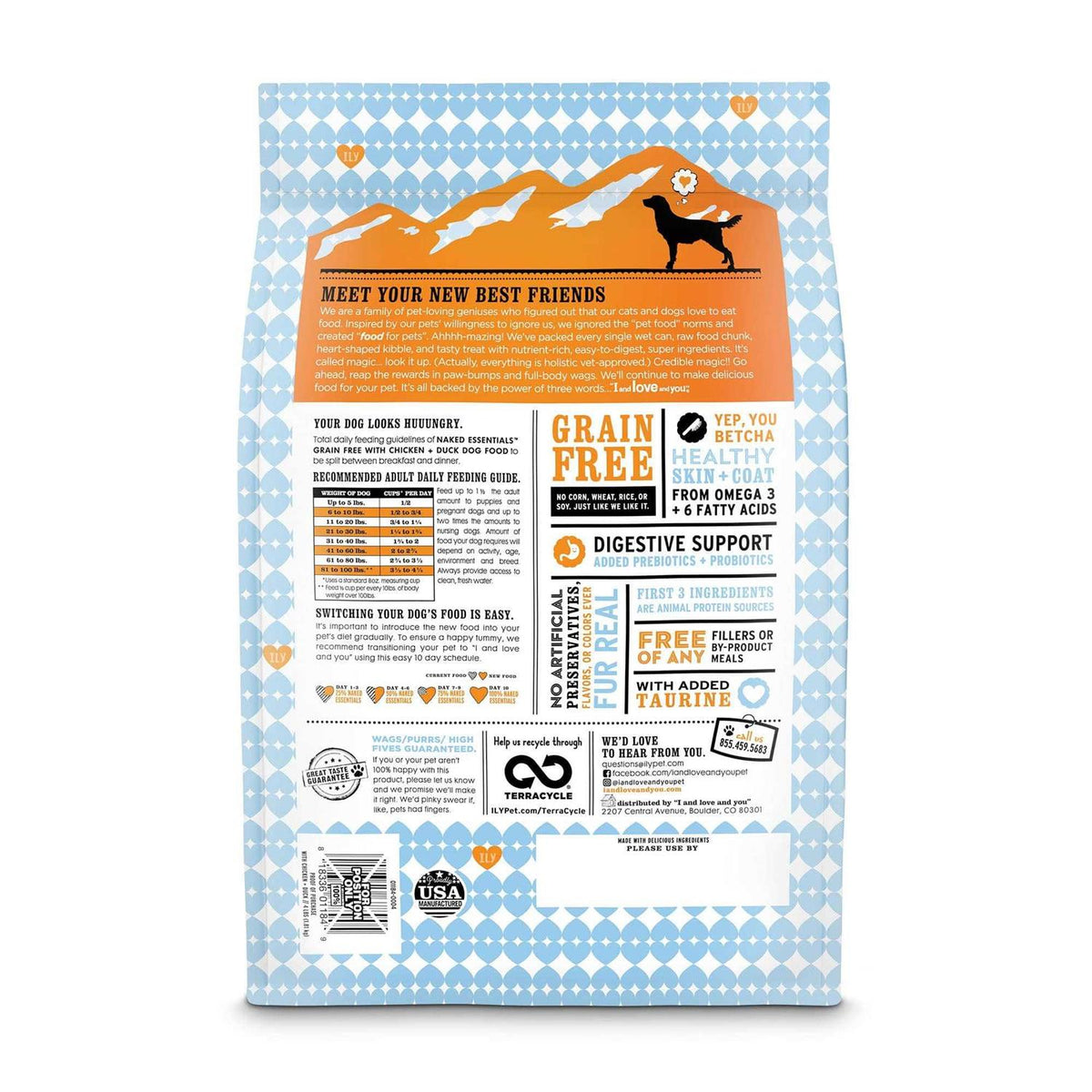 Dry Dog Food Chicken Duck P586255
