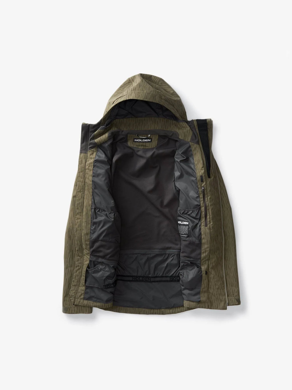 Large Stone Green Raindrop Camo Jacket E407