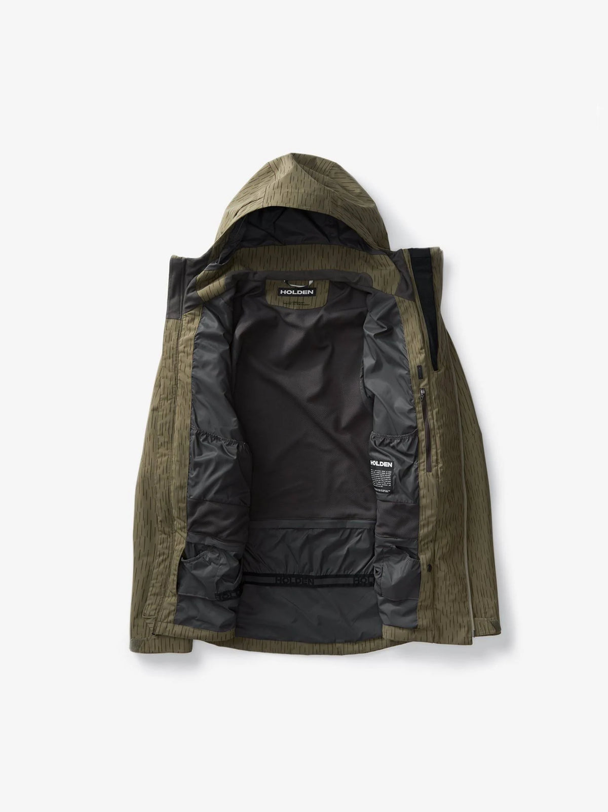 Large Stone Green Raindrop Camo Jacket E407