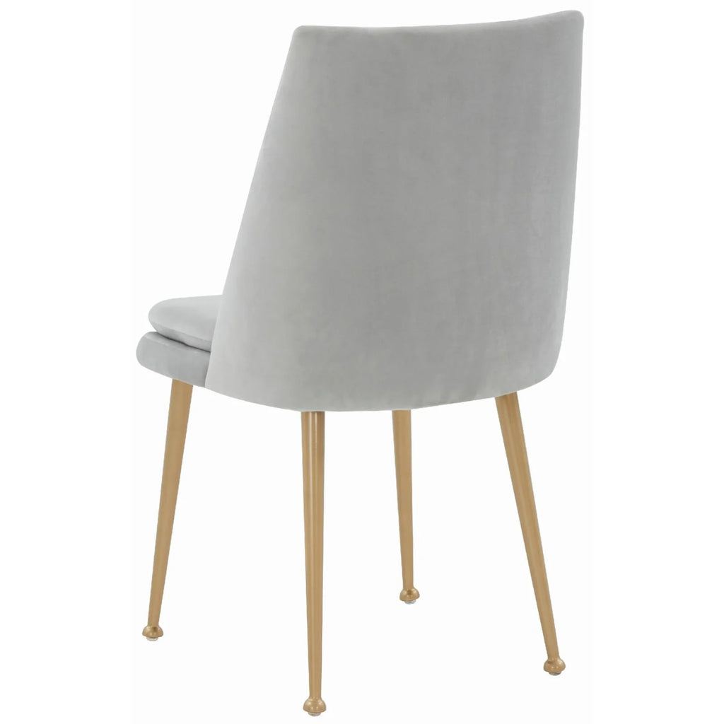 Olive Green Velvet Dining Chair I2295