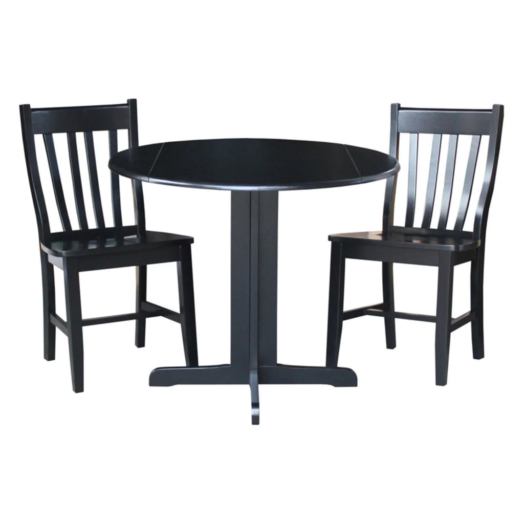 36" Dual Drop Leaf Table with 2 Chairs X416823