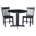 36" Dual Drop Leaf Table with 2 Chairs X416823