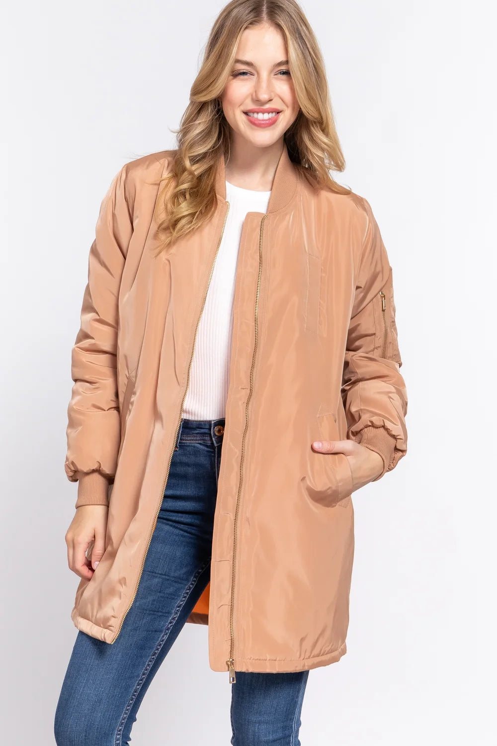Khaki Small Bomber Jacket G542944