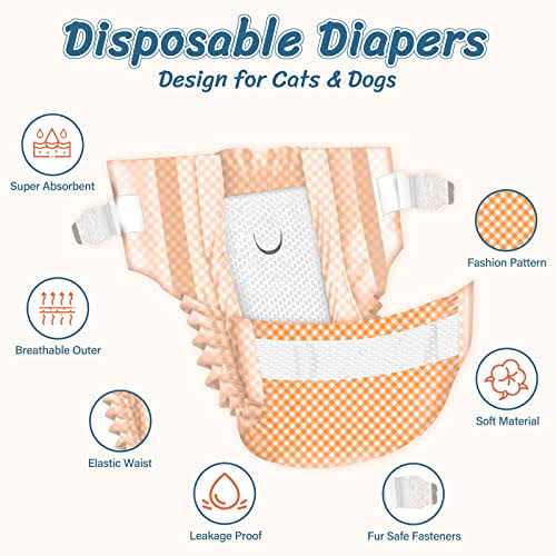 Soft Disposable Female Cat Dog Diapers K579