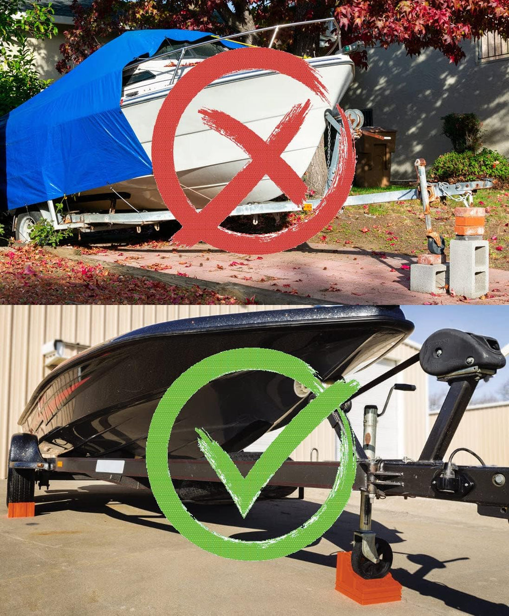 Boat Trailer Pack of 2 Q44221