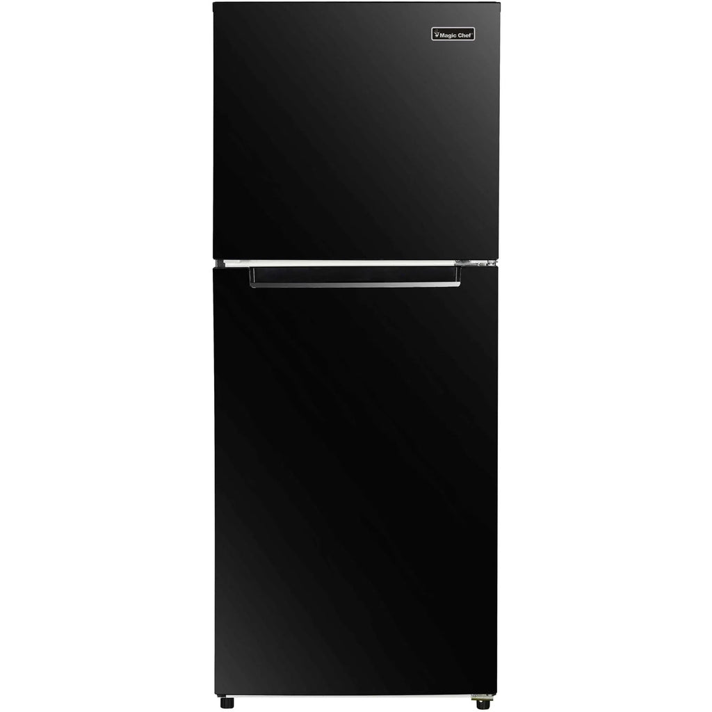 10.1-Cu. Ft. Black Refrigerator with Top-Mount Freezer U737