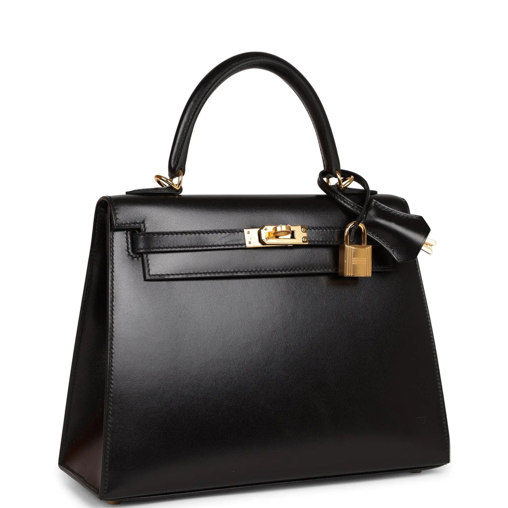 Black Leather Bag B966