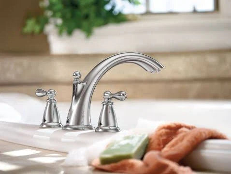 Chrome Deck Mounted Roman Tub Faucet Trim J366