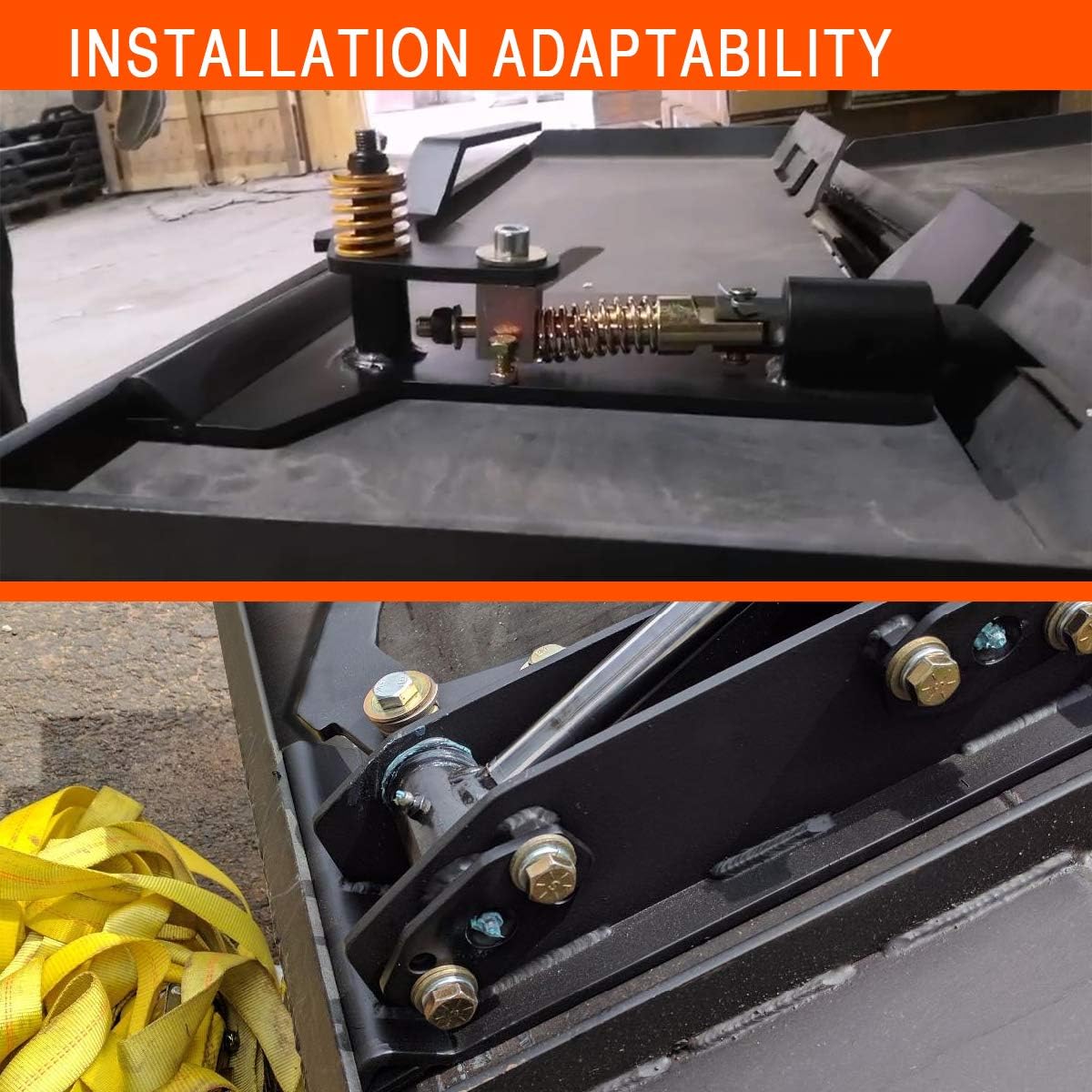 1/4” Thick Quick Tach Mount Plate Heavy Duty Universal Attachment Loader Q773