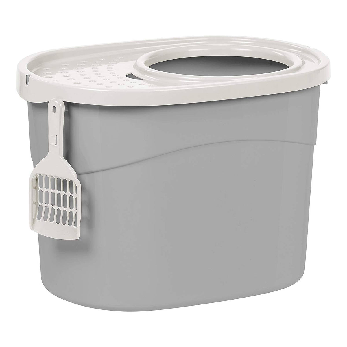 Grey Top Entry Cat Litter Box P363797