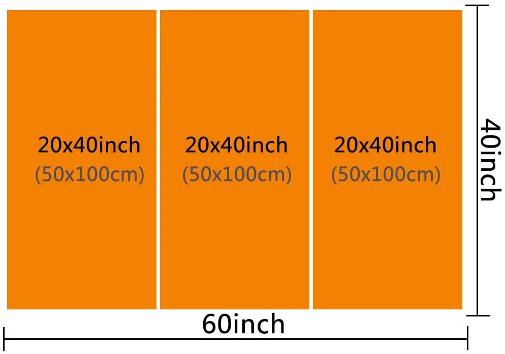 3PCS Framed Canvas Wall Art Set O485