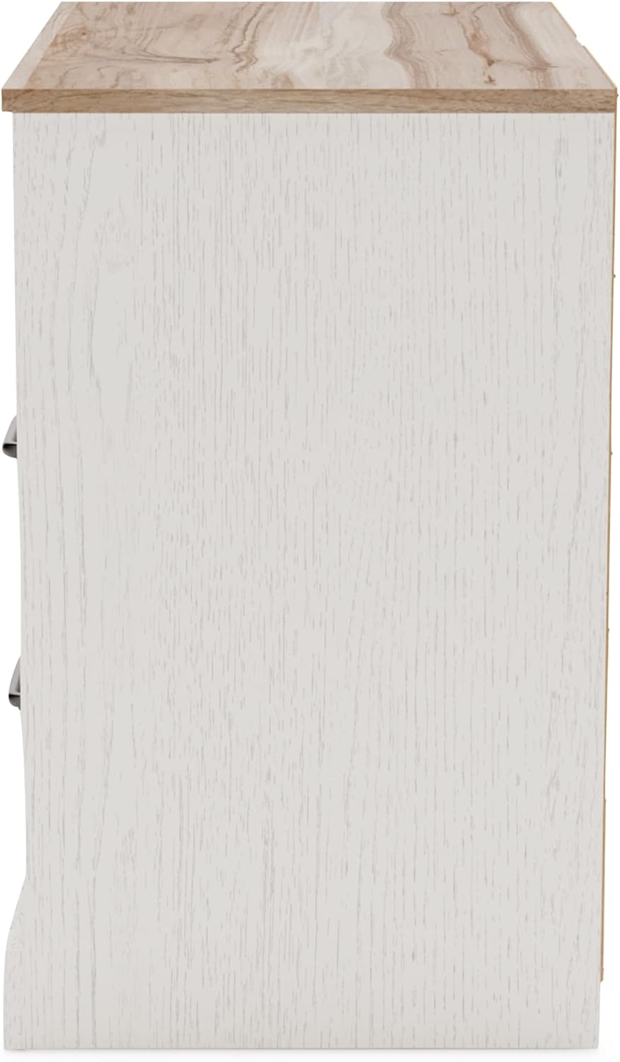 White 3 Drawer Wood Chest L9893