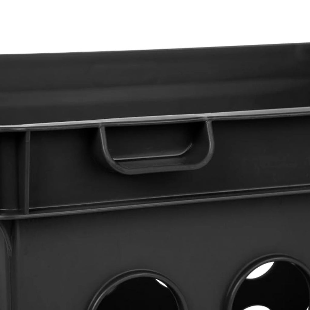 Stackable Storage Crate Organizer Bins with Handles, 18 Pack M165