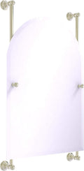 Polished Nickel Arched Top Frameless Wall Mirror Z322523