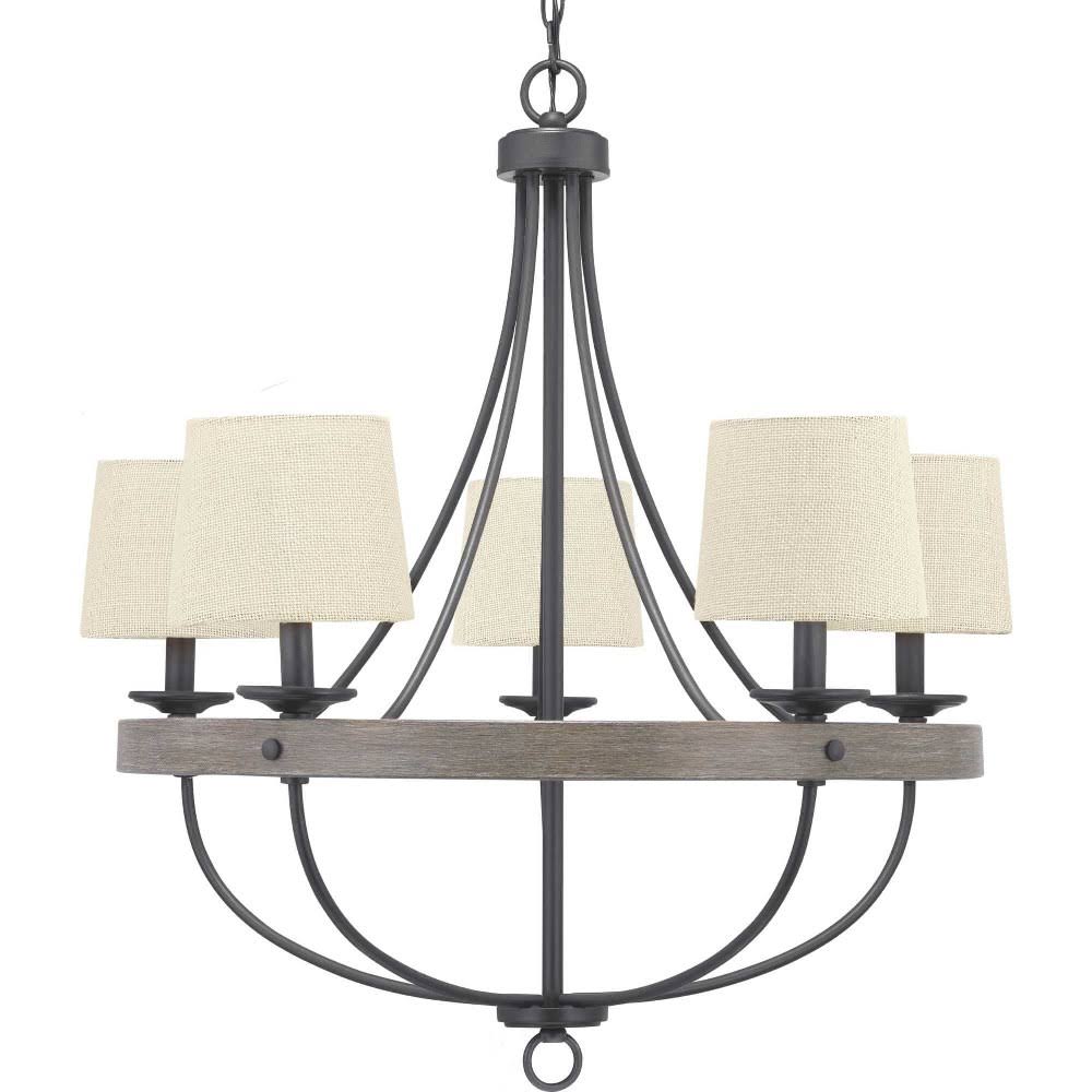 Eight Light Foyer Galvanized F662