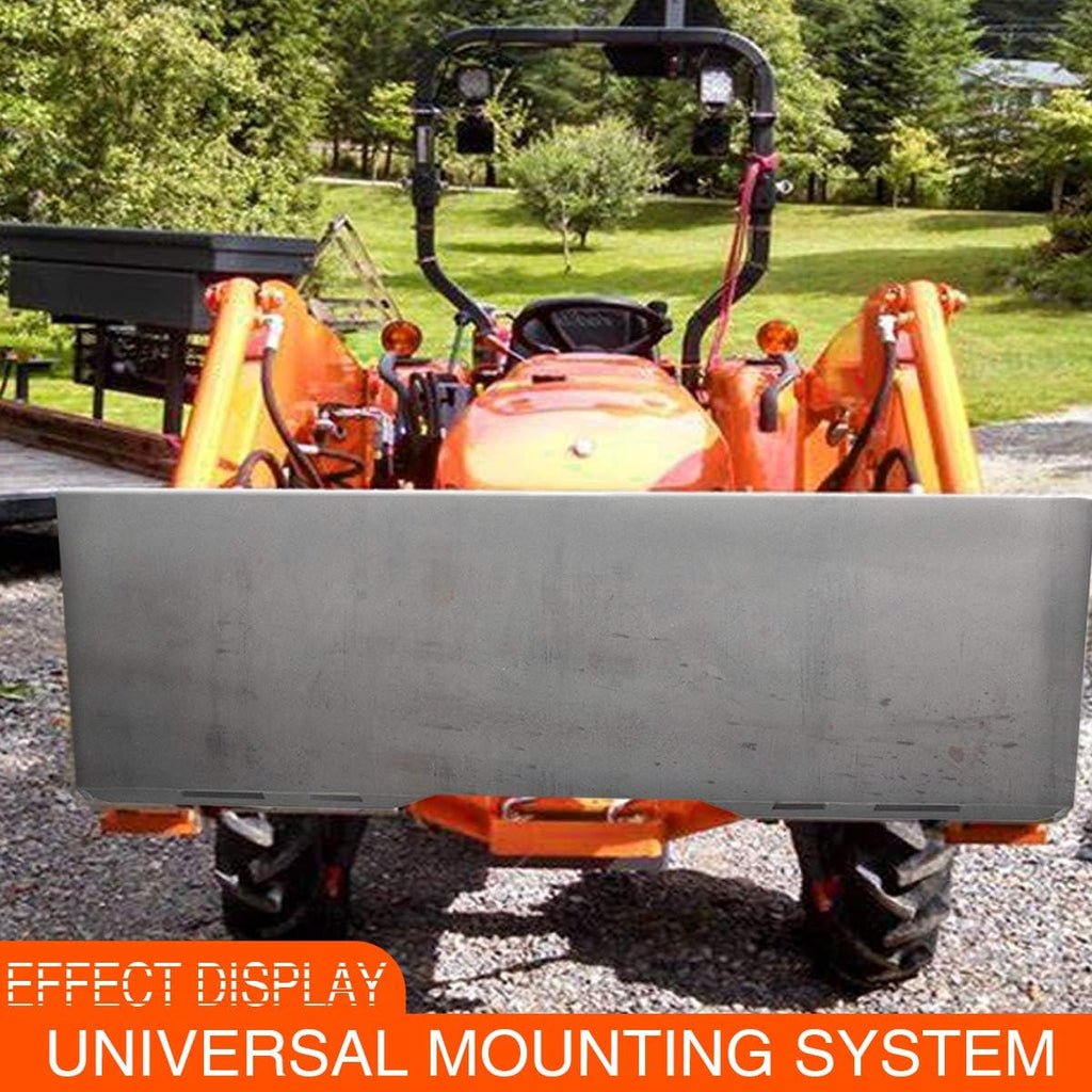 1/4” Thick Quick Tach Mount Plate Heavy Duty Universal Attachment Loader Q773