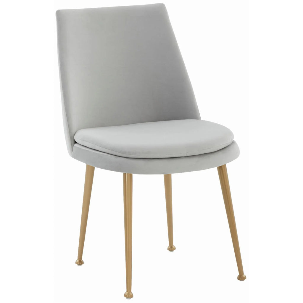 Olive Green Velvet Dining Chair I2295