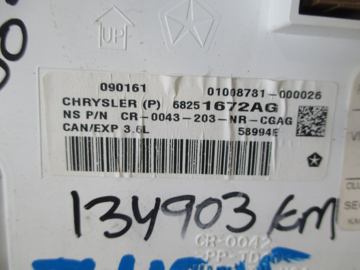 Pre-Owned 2016 Dodge Durango Speedometer Speedo Cluster 100K OEM Z831