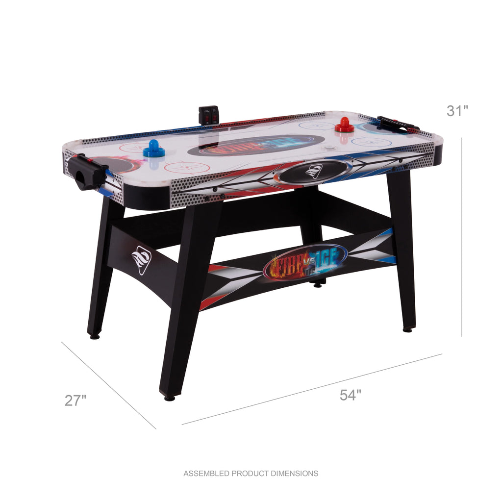 54 LED Air Hockey Table with 2 Pushers and Puck D32505