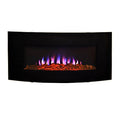 Curved Front Wall Mounted Electric Fireplace O64849
