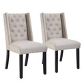 Mid-Century Modern Dining Room Chair Set - 2 Chairs N4242