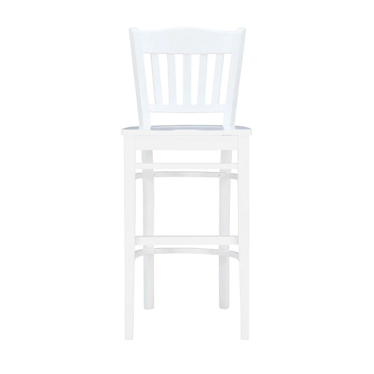 White Wood Barstools Set of 2 N3009
