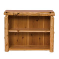 Small Cedar Log Bookcase P42025